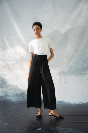 BRERA TROUSERS IN NOIR