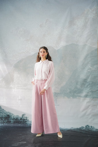 BRERA TROUSERS IN HEATHER PINK