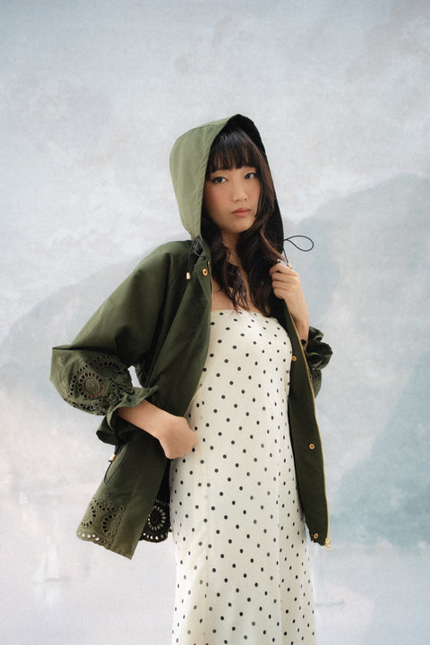 LE COOL PARKA IN OLIVE