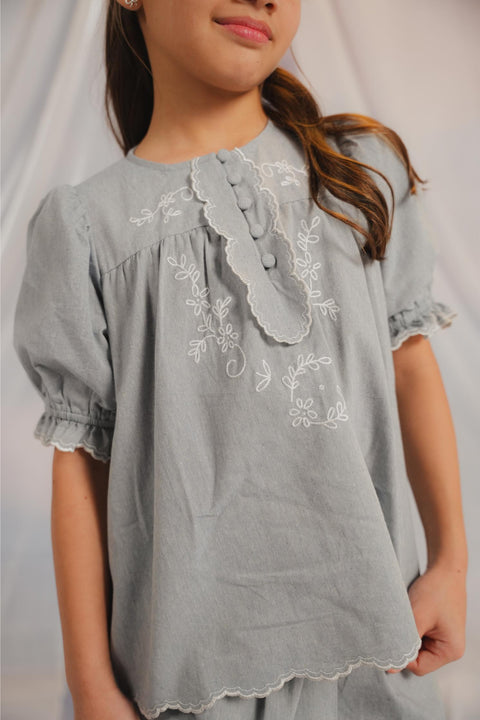 AURORA KURUNG IN CHAMBRAY