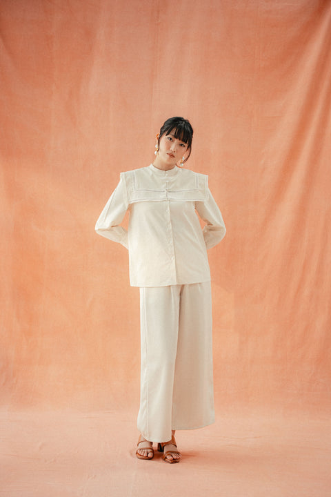 ANxPM ALESSA PICOT BLOUSE
