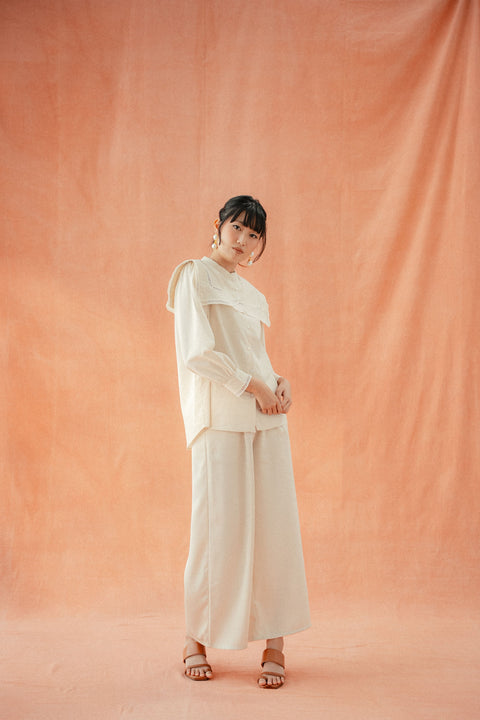 ANxPM ALESSA PICOT BLOUSE