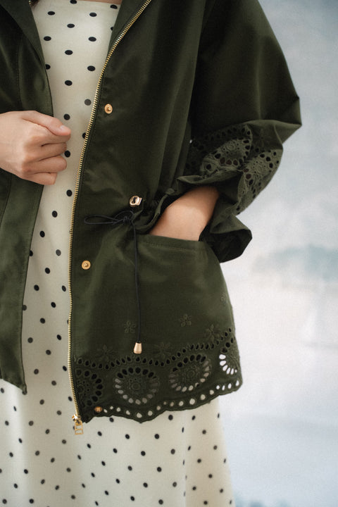LE COOL PARKA IN OLIVE