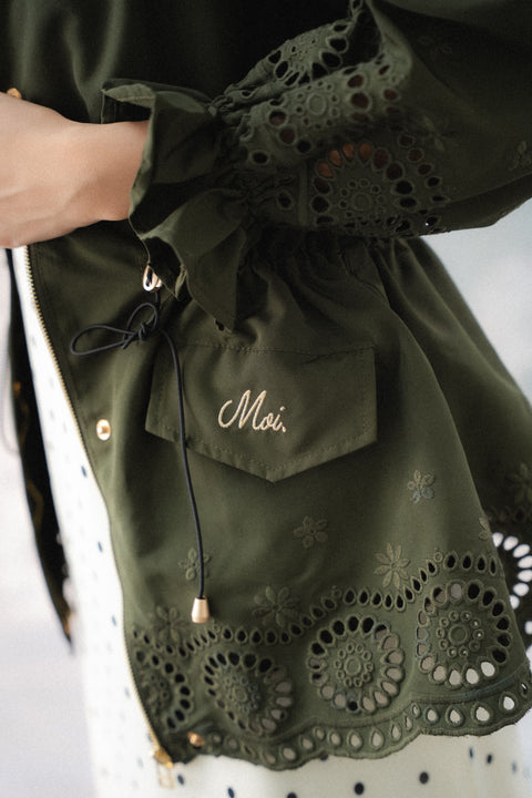 LE COOL PARKA IN OLIVE