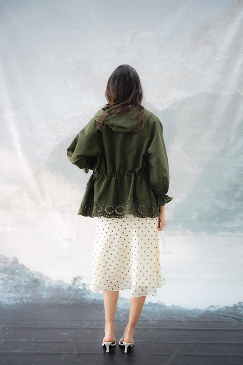 LE COOL PARKA IN OLIVE