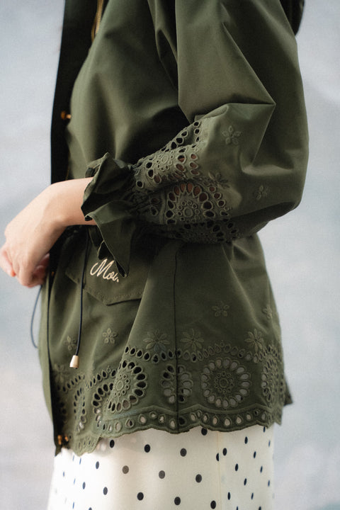 LE COOL PARKA IN OLIVE