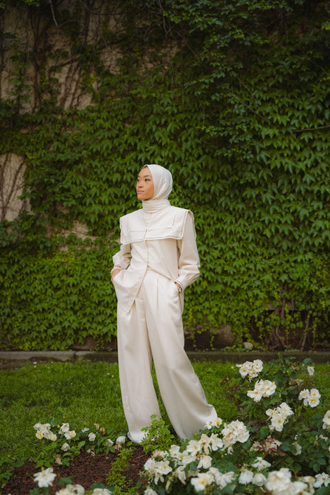 ANxPM ALESSA PICOT BLOUSE