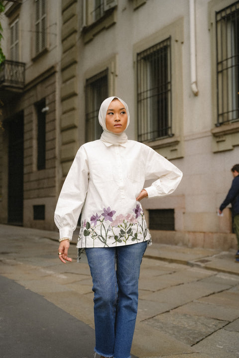 CONTESSA SHIRT IN VIOLET