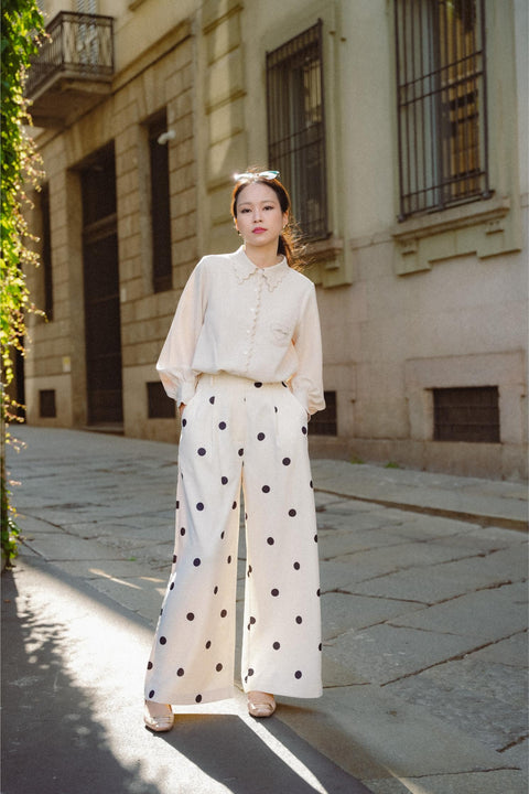BRERA TROUSERS IN POLKA