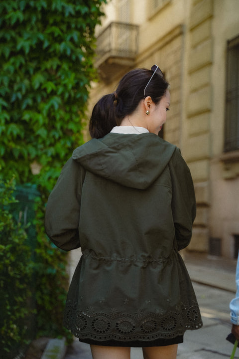 LE COOL PARKA IN OLIVE