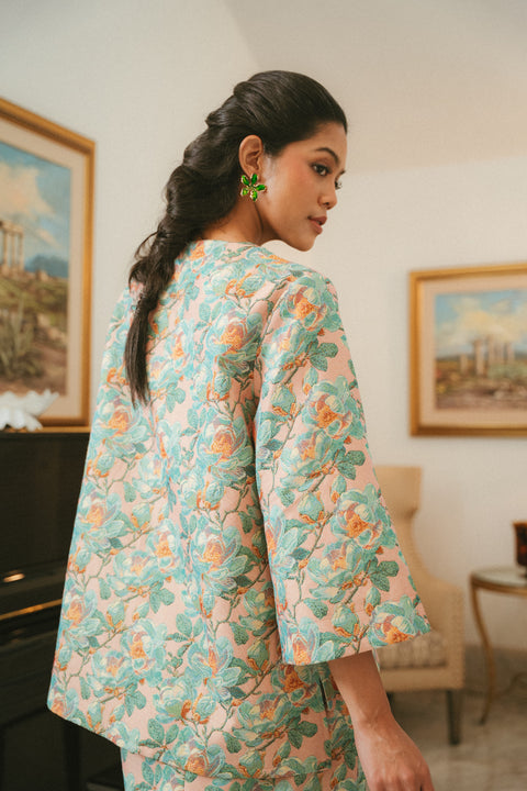 MAJORELLE KURUNG IN PEONY MIST