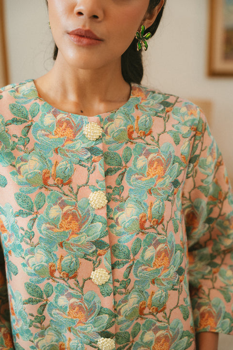 MAJORELLE KURUNG IN PEONY MIST