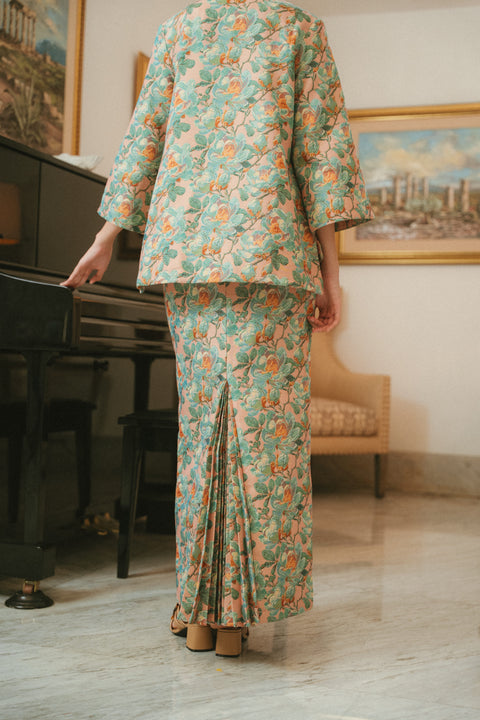 MAJORELLE KURUNG IN PEONY MIST