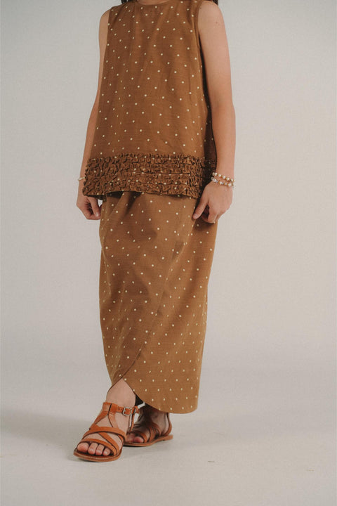 SKYE KURUNG IN CINNAMON