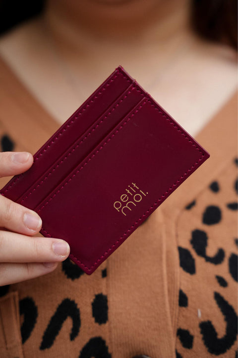 PETIT MOI CARDHOLDER IN ROUGE