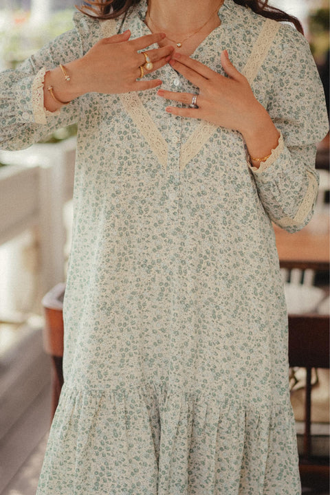 LUNDI DRESS IN FERN