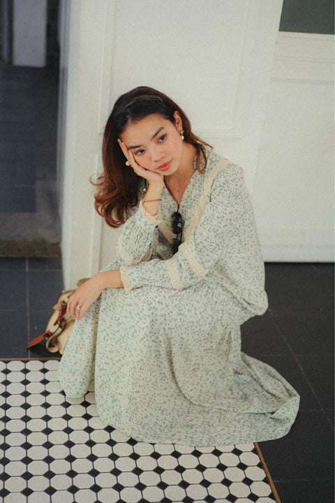 LUNDI DRESS IN FERN