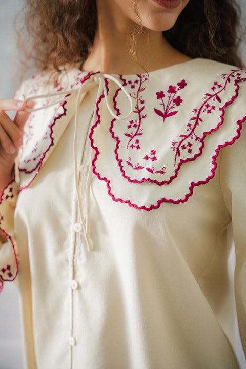 SERENDIPITY BLOUSE IN AMARENA