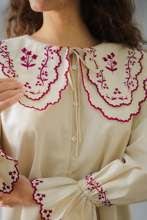 SERENDIPITY BLOUSE IN AMARENA