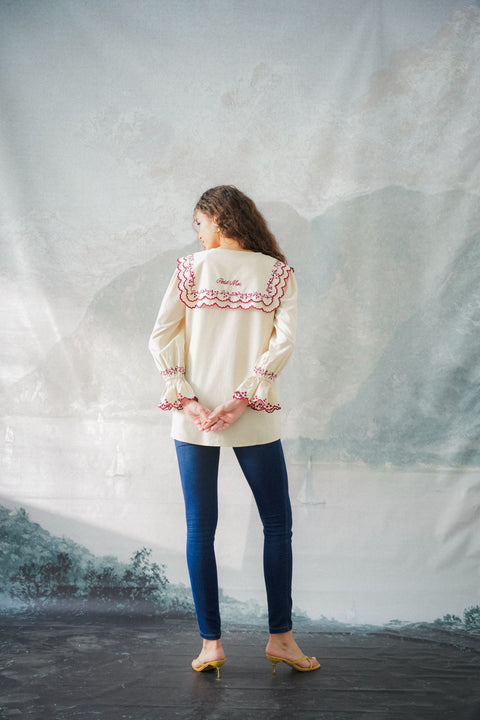 SERENDIPITY BLOUSE IN AMARENA