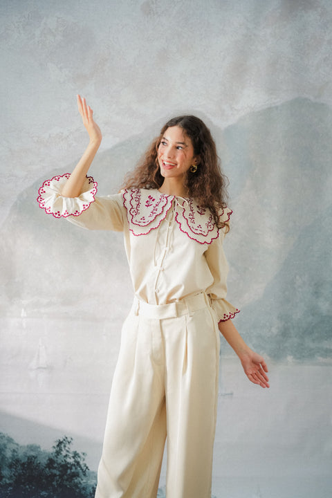 SERENDIPITY BLOUSE IN AMARENA