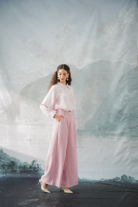 BRERA TROUSERS IN HEATHER PINK