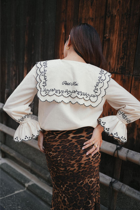 SERENDIPITY BLOUSE IN ECRU