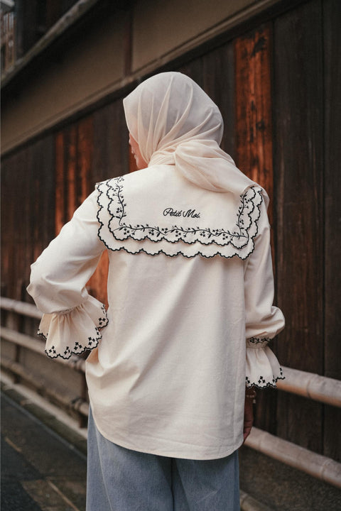 SERENDIPITY BLOUSE IN ECRU