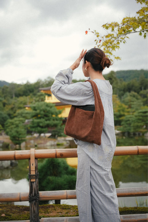 MARLOWE BAG IN ESPRESSO SUEDE