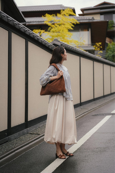 MARLOWE BAG IN ESPRESSO SUEDE