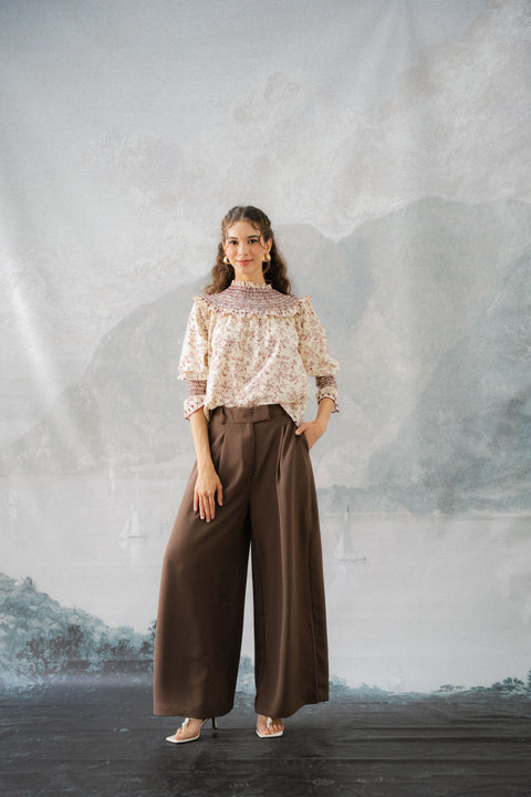 BRERA TROUSERS IN ESPRESSO
