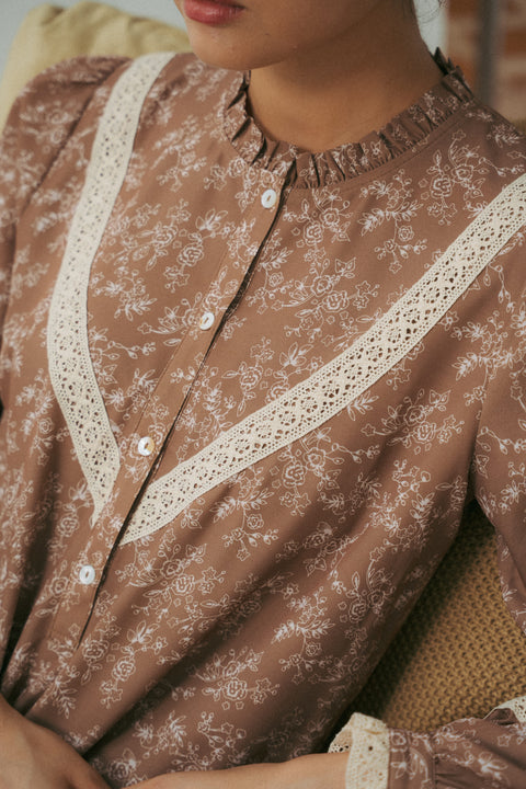 LUNDI DRESS IN BRUNETTE