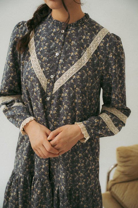 LUNDI DRESS IN MIDNIGHT BLUE