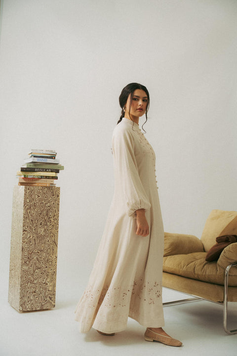 ANXPM JANE EMBROIDERED DRESS
