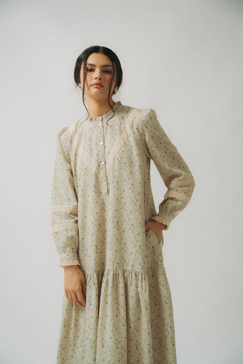 LUNDI DRESS IN VINTAGE GREY