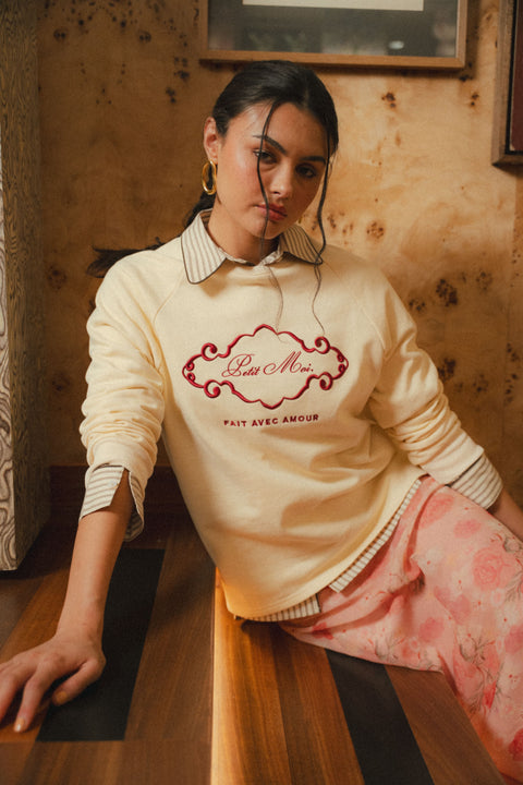 THE MUSE JUMPER IN ECRU