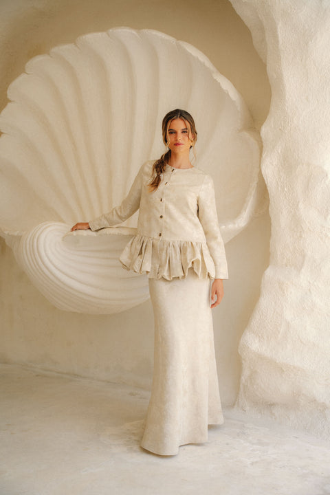 FLORIAN KURUNG IN ANTIQUE WHITE