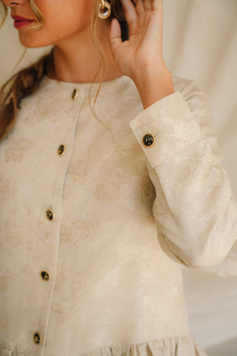 FLORIAN KURUNG IN ANTIQUE WHITE