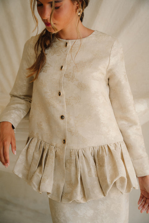 FLORIAN KURUNG IN ANTIQUE WHITE