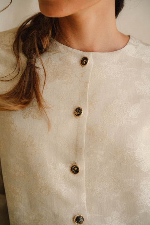FLORIAN KURUNG IN ANTIQUE WHITE