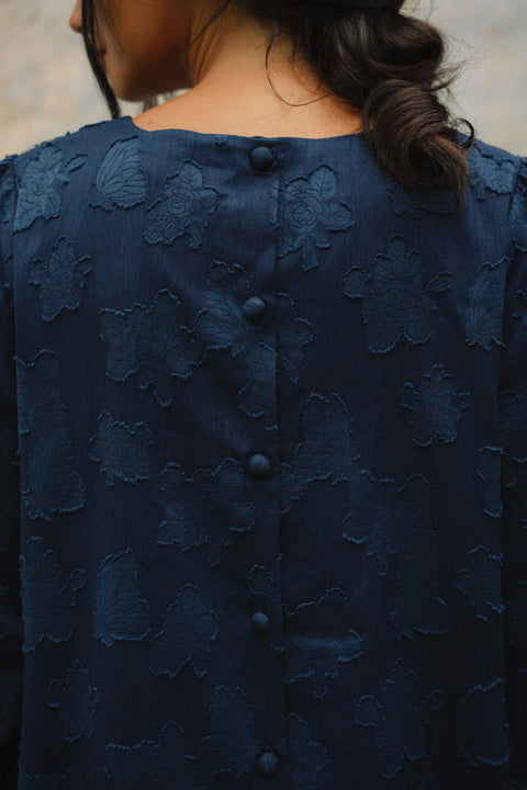 DAHLIA KURUNG IN BLEU MARINE