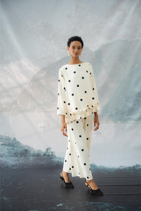 BRERA TROUSERS IN POLKA