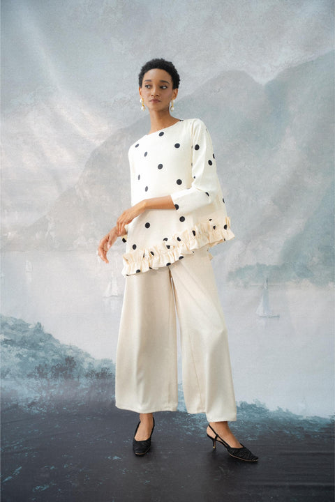 BRERA TROUSERS IN CREMA