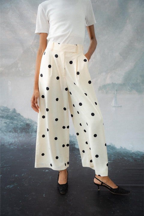 BRERA TROUSERS IN POLKA