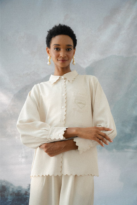 BIANCA SHIRT IN LUNA