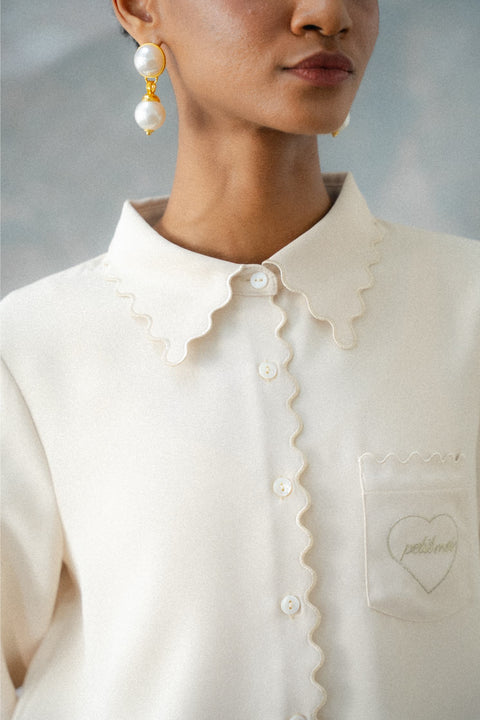 BIANCA SHIRT IN LUNA