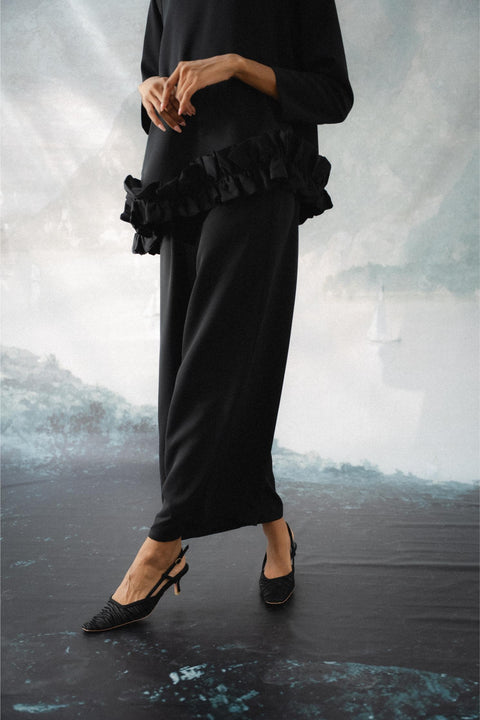 BRERA TROUSERS IN NOIR