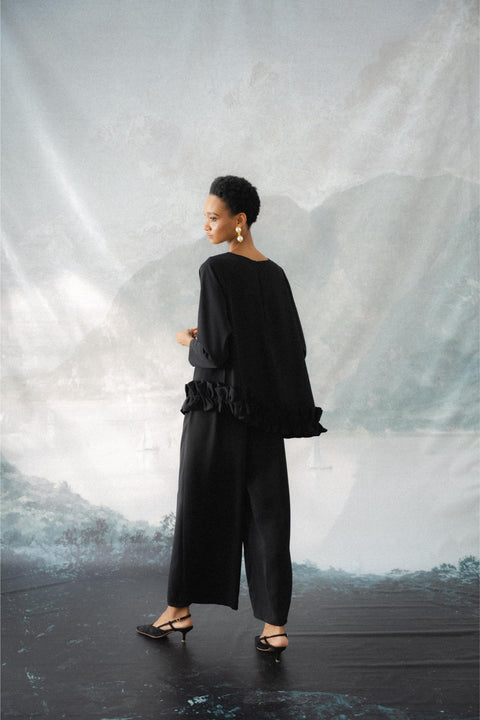 BRERA TROUSERS IN NOIR