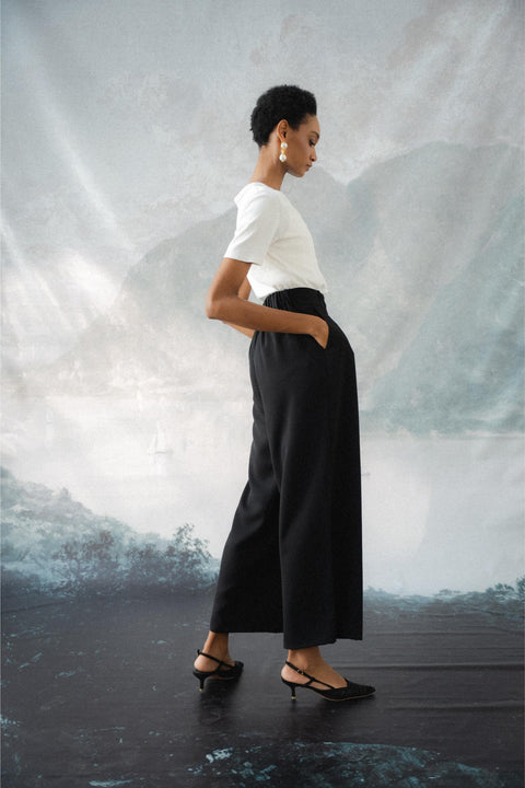 BRERA TROUSERS IN NOIR