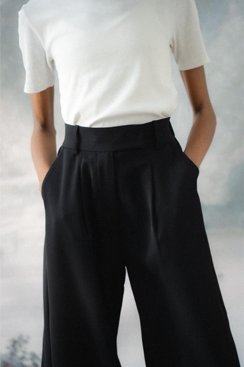 BRERA TROUSERS IN NOIR